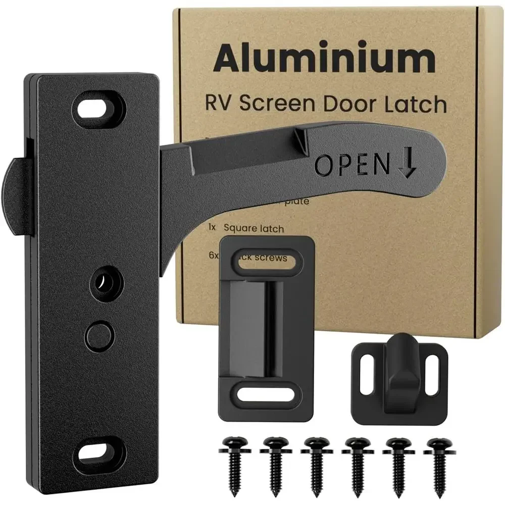 Door Handle - Safoner Aluminium RV Schermdeurvergrendeling Rechterhandgreep Vervangingsset