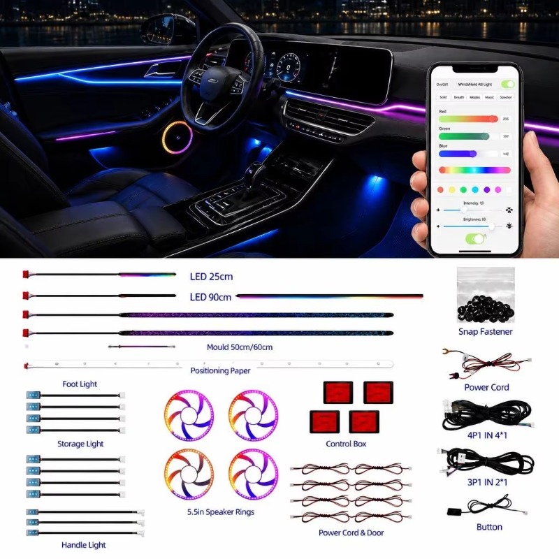 Auto-sfeerverlichtingsset 18 i - Door Handle recensie en prijs