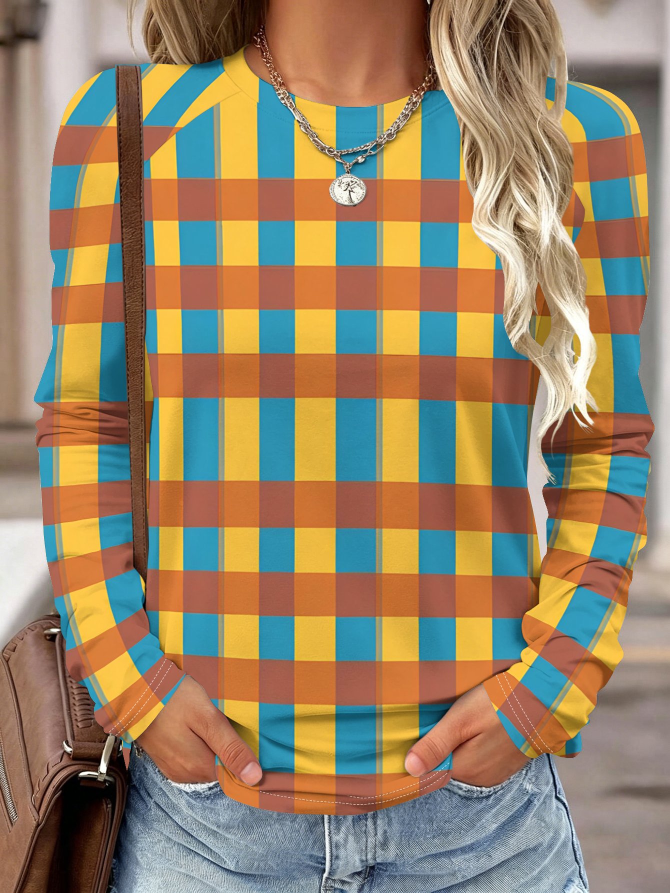 Damesblouse met lange mouwen,  - Wallpaper recensie en prijs