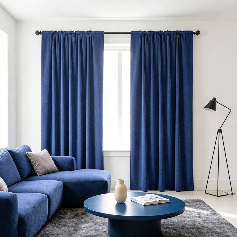 2 stuks effen fluwelen gordijn - Curtain Rods recensie en prijs