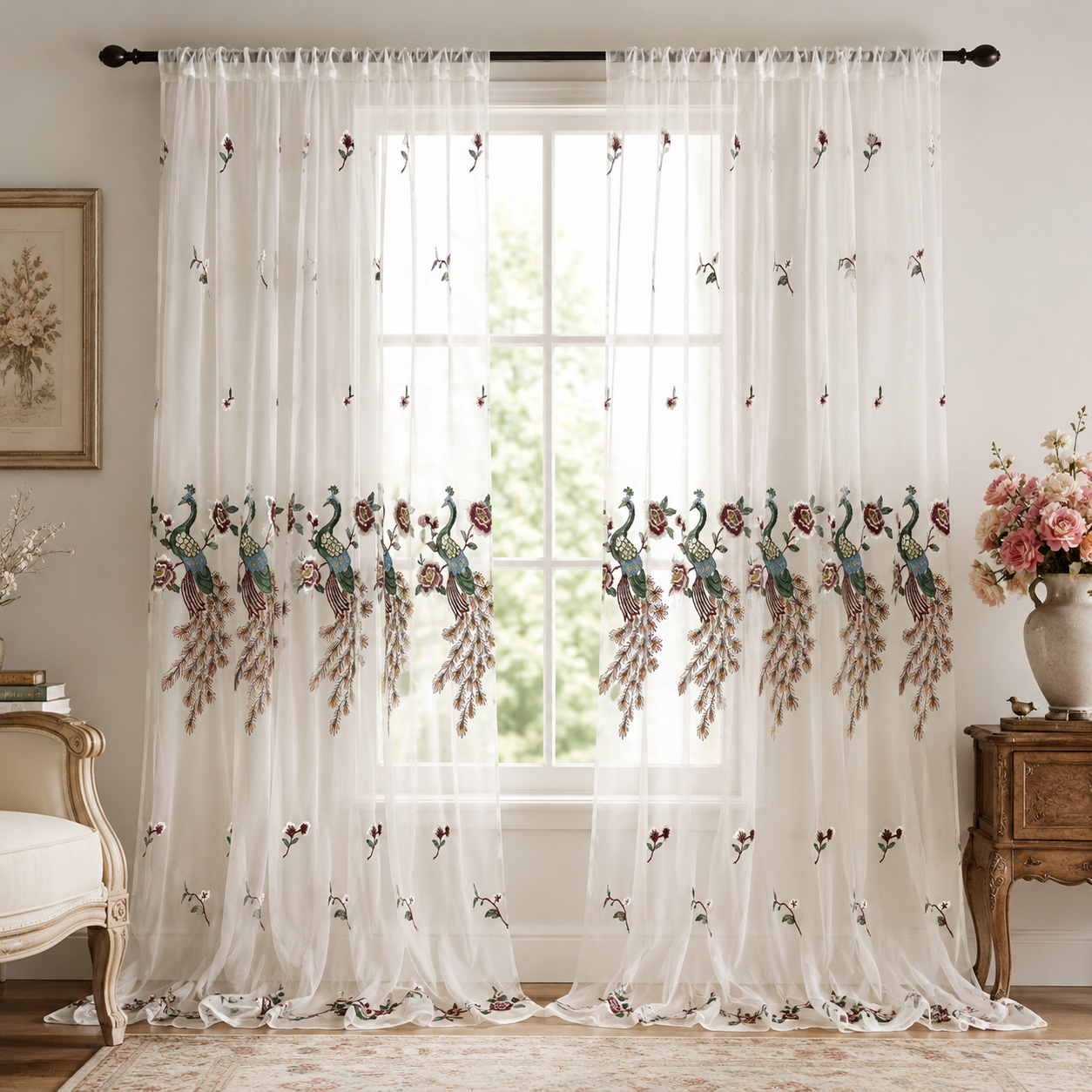 1 stuk, wit, fris, Ins-Style,  - Curtain Rods recensie en prijs