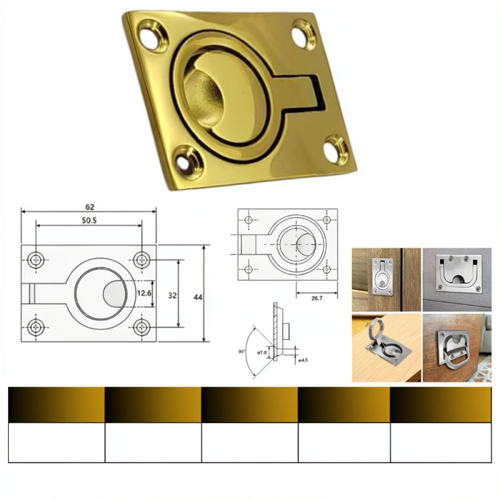 Verborgen ringgreep 316 roestv - Door Handle recensie en prijs
